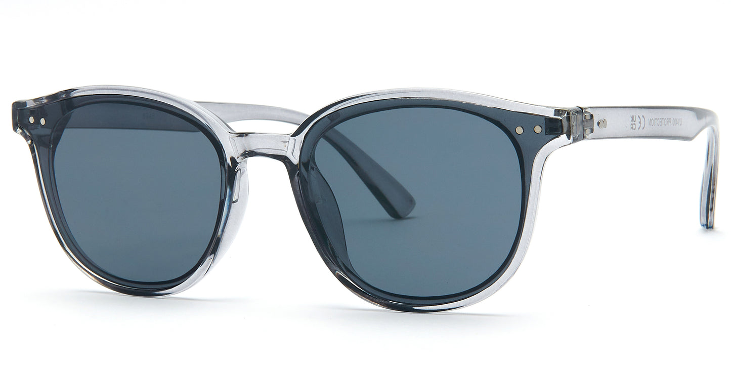 8948 - Fashion Plastic Round Sunglasses