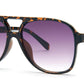 8957 - Plastic Flat Top Sunglasses