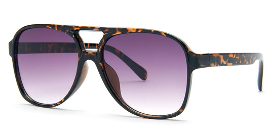 8957 - Plastic Flat Top Sunglasses