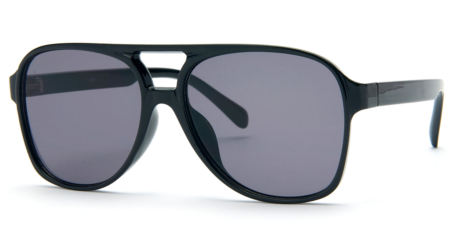 8957 - Plastic Flat Top Sunglasses