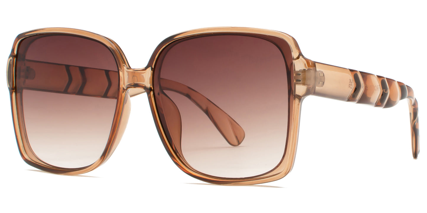 9006 - Women Plastic Square Sunglasses