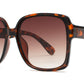 9006 - Women Plastic Square Sunglasses