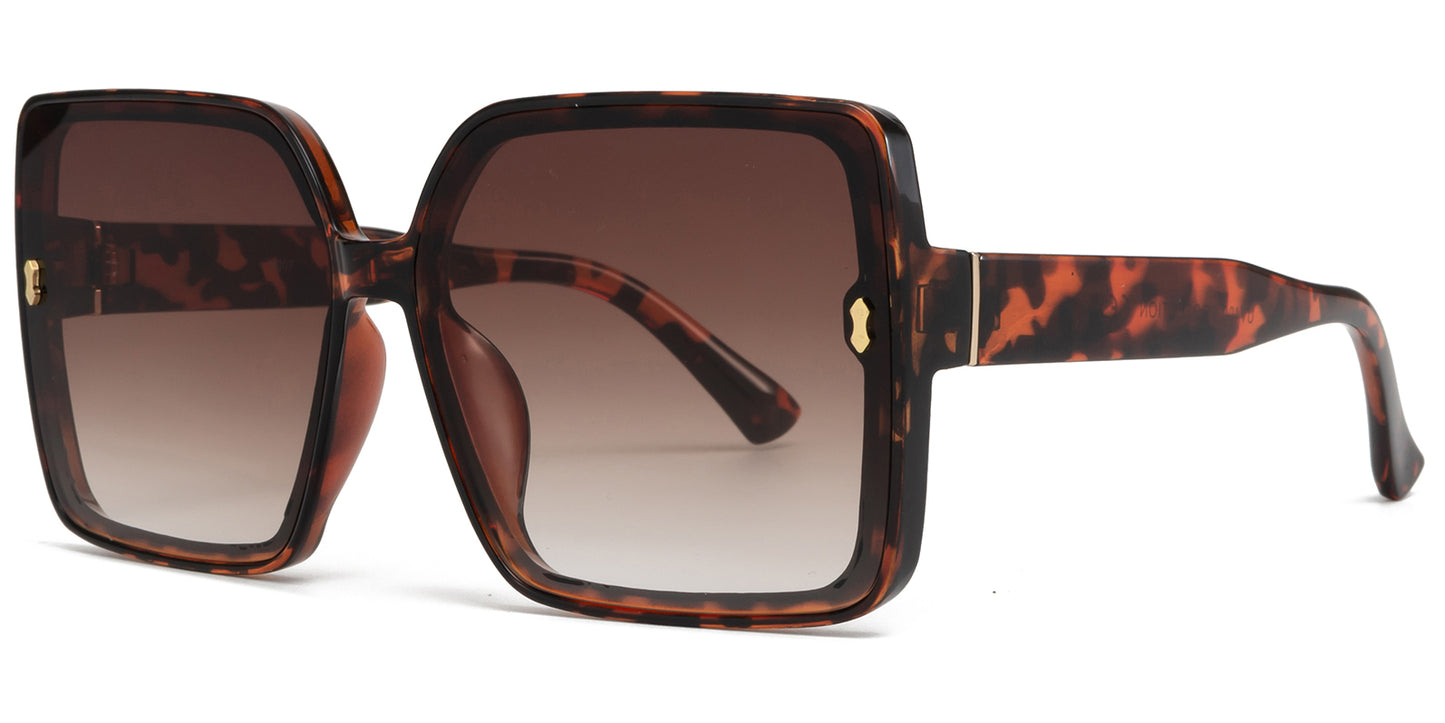 9007 - Plastic Square Sunglasses