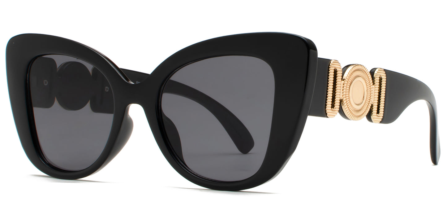 9010 - Fashion Plastic Cat Eye Sunglasses