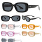 9013 - Rectangular Plastic Sunglasses