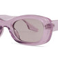 9022 Color -  Rectangular Plastic Colorful Sunglasses