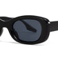 9022 - Rectangular Plastic Sunglasses
