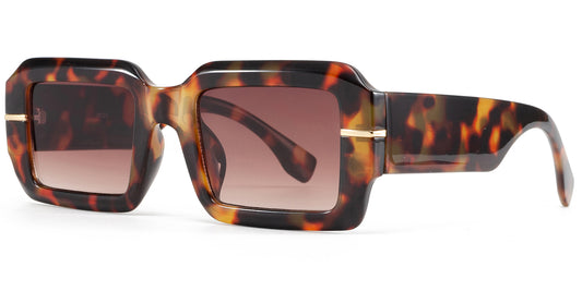 9023 - Square Fashion Plastic Sunglasses