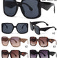 9025 - Plastic Square Butterfly Sunglasses
