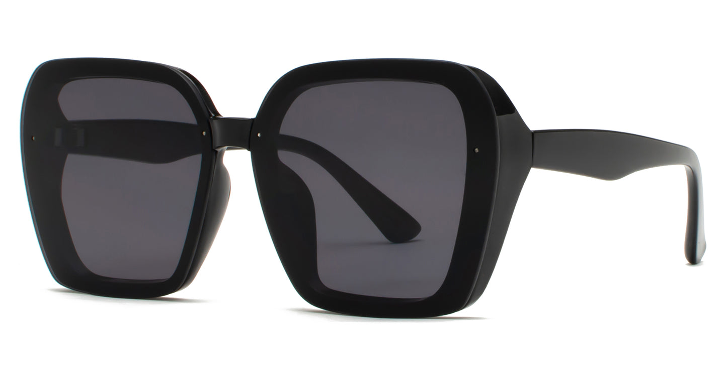 9030 -  Square Fashion Plastic Sunglasses