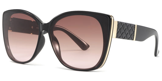9032 - Cat Eye Women Fashion Plastic Sunglasses