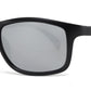 9037 RV - Rectangular Sunglasses with Color Mirror Lens