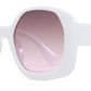 9038 - Square Butterfly Plastic Sunglasses
