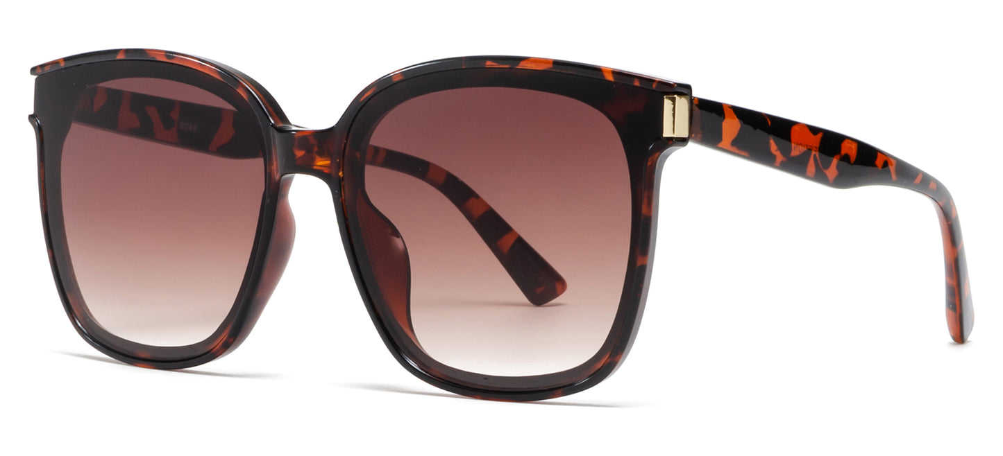 9048 - Plastic Square Butterfly Sunglasses