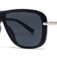 9049 - One Piece Shield Plastic Sunglasses