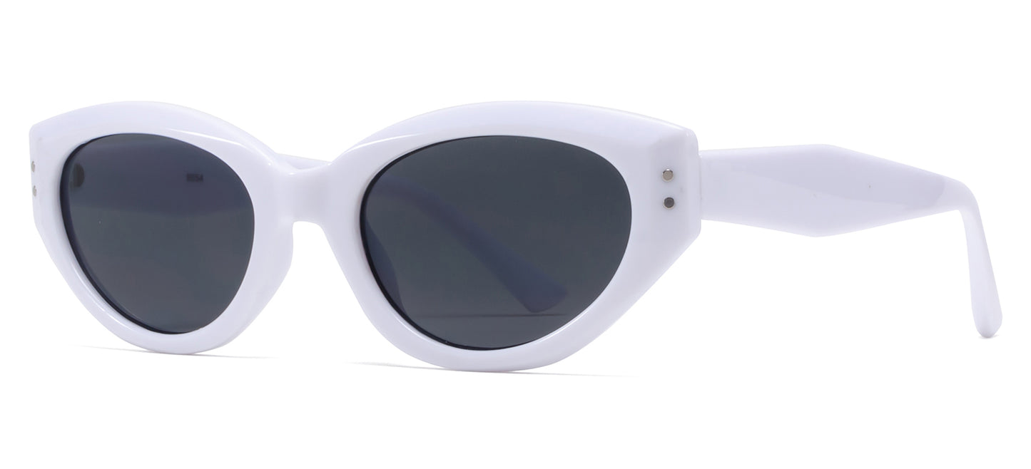 9054 - Fashion Cat Eye Women Plastic Sunglasses