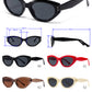 9054 - Fashion Cat Eye Women Plastic Sunglasses