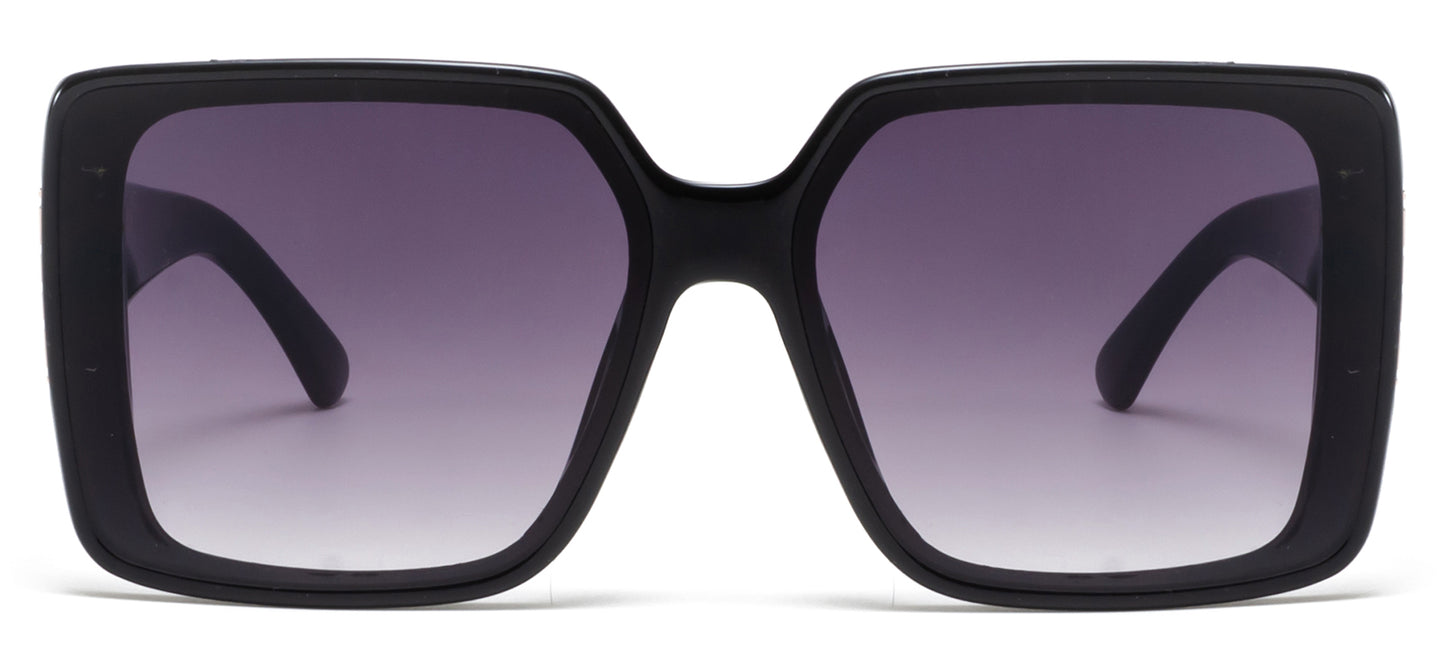 9062 - Square Fashion Plastic Women Sunglasses