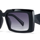 9078 - Rectangular Women Plastic Sunglasses