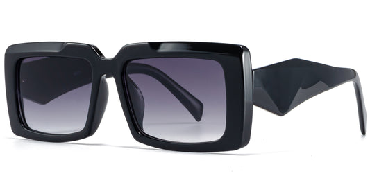 9078 - Rectangular Women Plastic Sunglasses