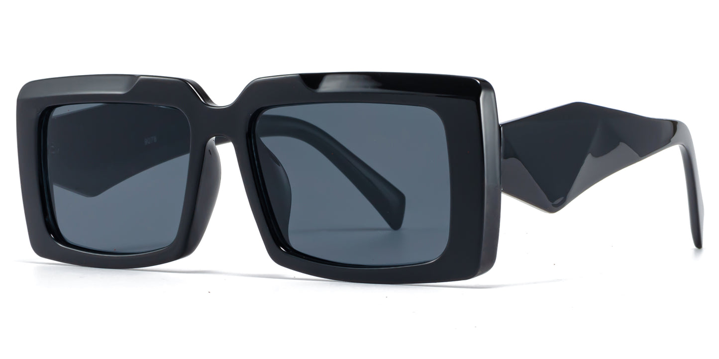 9078 - Rectangular Women Plastic Sunglasses