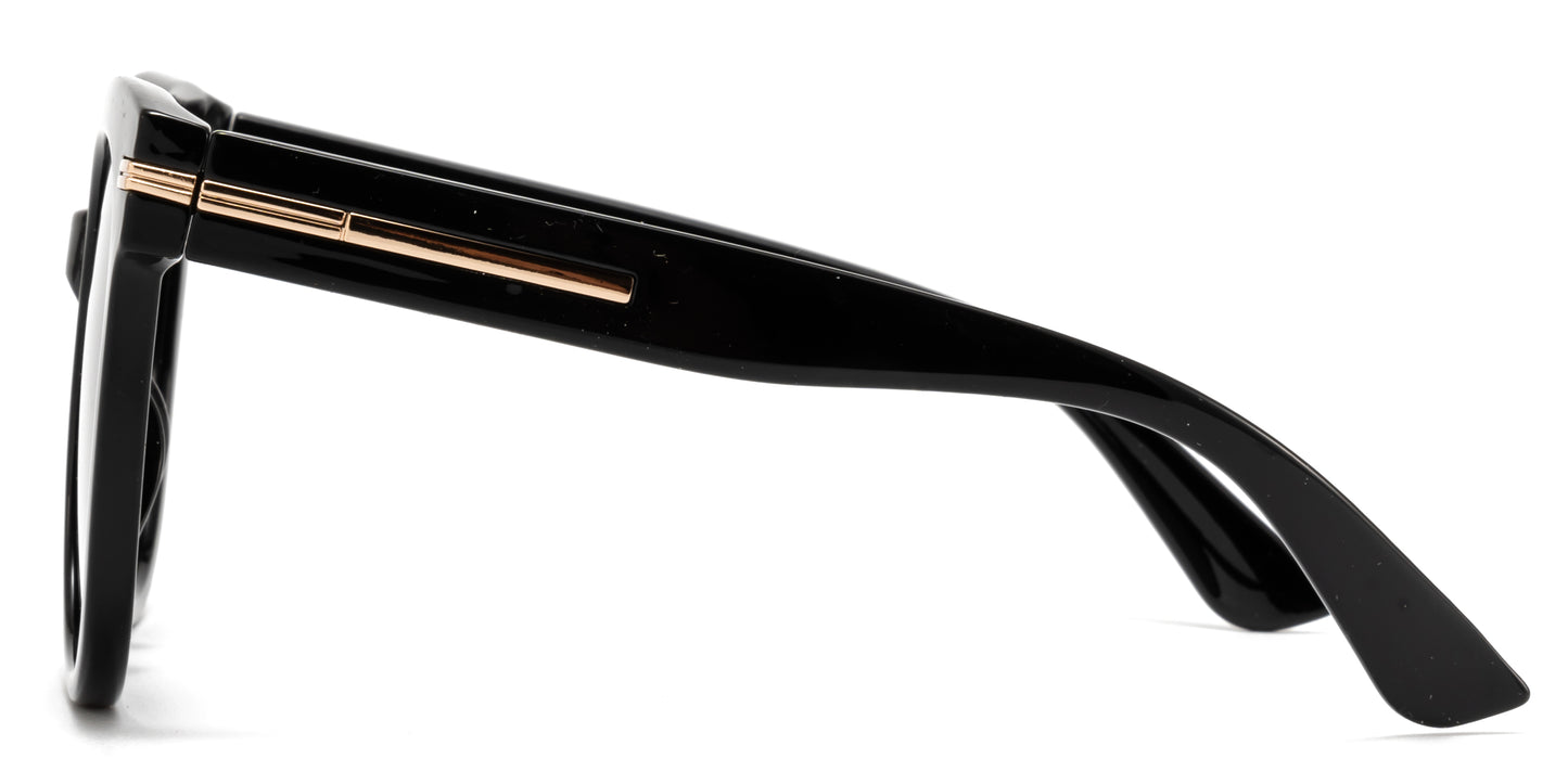 9091 - Plastic Square Butterfly Sunglasses