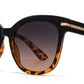 9091 - Plastic Square Butterfly Sunglasses