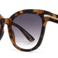 9091 - Plastic Square Butterfly Sunglasses