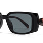 9095 - Rectangular Plastic Sunglasses