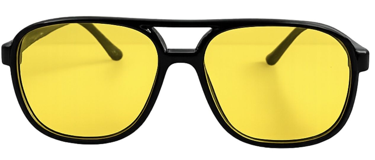 8133 Colors - Square Aviator Color Lens Plastic Sunglasses