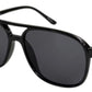 8133 Colors - Square Aviator Color Lens Plastic Sunglasses