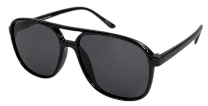 8133 Colors - Square Aviator Color Lens Plastic Sunglasses