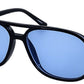 8133 Colors - Square Aviator Color Lens Plastic Sunglasses