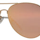 FC 6516 Pink RVC - Thin Stainless Flat lens aviator Sunglasses with Pink Mirror Lens