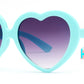 4581 - Kids Plastic Heart Shaped Sunglasses