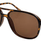 8133 Colors - Square Aviator Color Lens Plastic Sunglasses