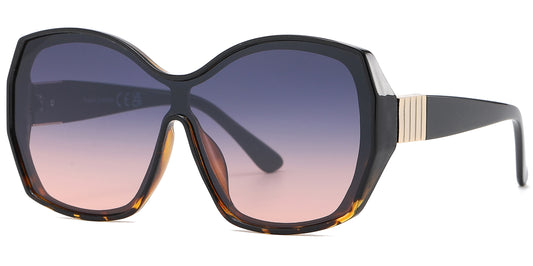 FC 5807 - Oversize One Piece Lens Sunglasses