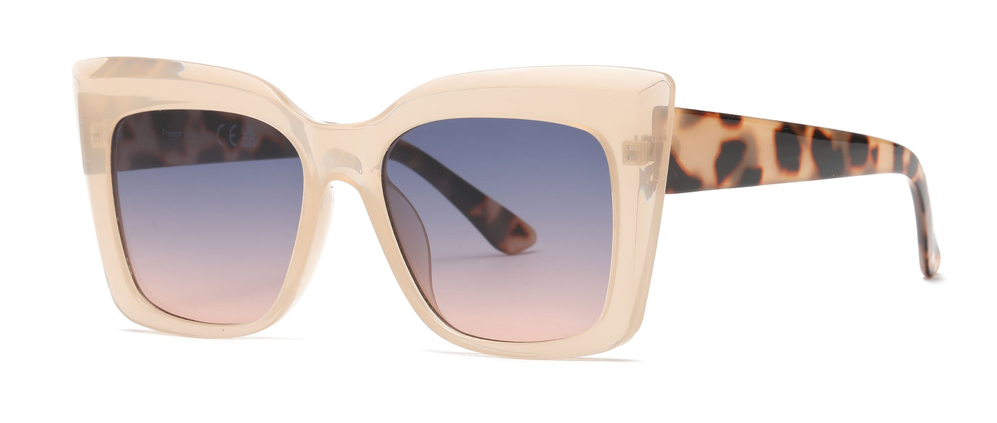 FC 5809 - Square Cate Eye Plastic sunglasses