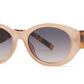 FC 5815 - Round Cat Eye Plastic Sunglasses