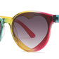 FC 5818 - Heart Plastic Sunglasses
