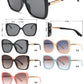 FC 5820 - Square Butterfly Women Plastic Sunglasses