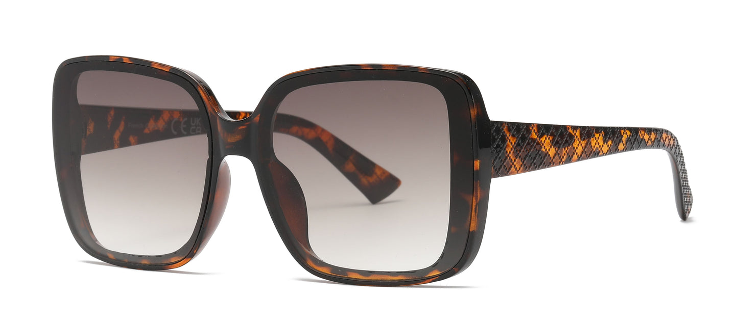 FC 5823 - Square Plastic Sunglasses