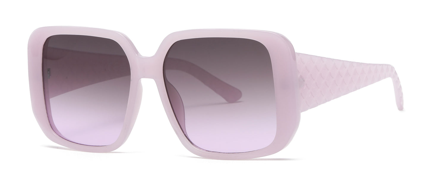 FC 5824 - Large Plastic Women Butterfly Sunglasses