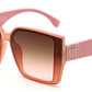 FC 5826 - Women Square Butterfly Plastic Sunglasses