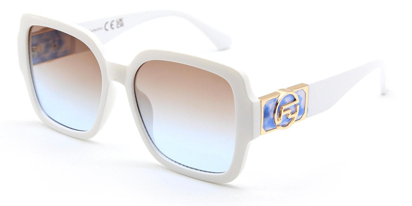 FC 5828 - Women Square Butterfly Plastic Sunglasses