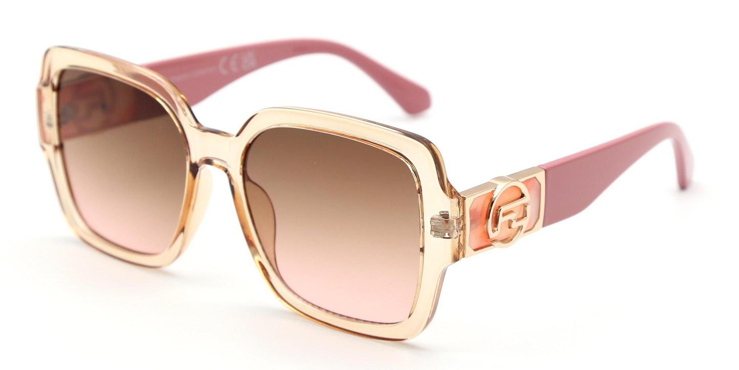 FC 5828 - Women Square Butterfly Plastic Sunglasses