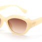 FC 5839 - Cat Eye Thick Frame Plasric Sunglasses