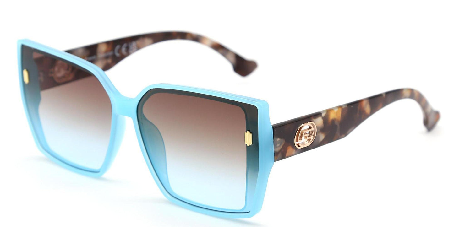 FC 5841 - Classic Butterfly Square Plastic Sunglasses