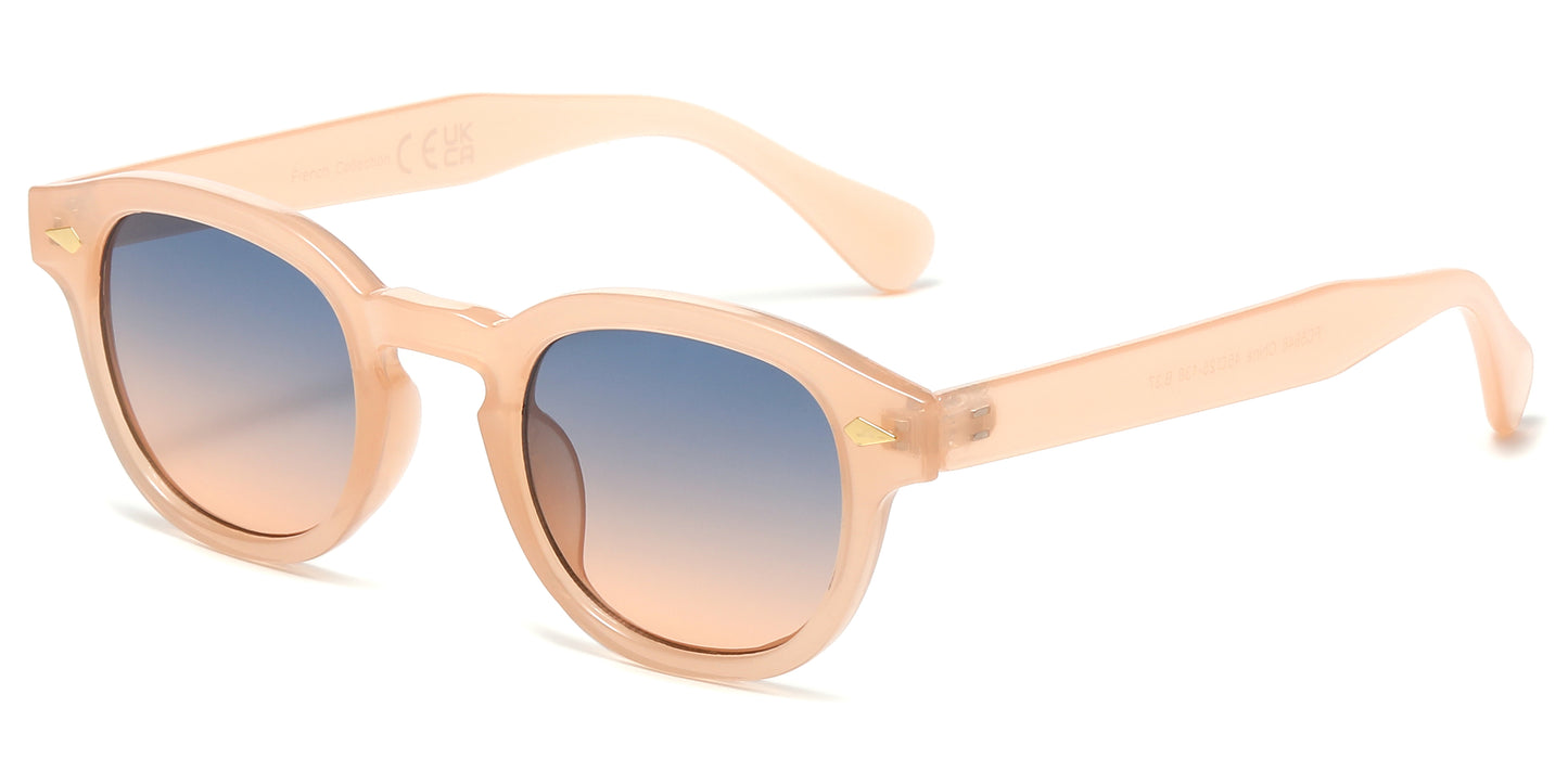 FC 5846 - Round Key Hole Plastic Sunglasses