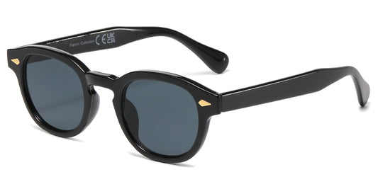 FC 5846 - Round Key Hole Plastic Sunglasses